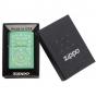 Zippo High Polish Green Follow Your Way Lighter